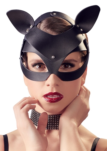 Bad Kitty Katte maske i vegansk læder